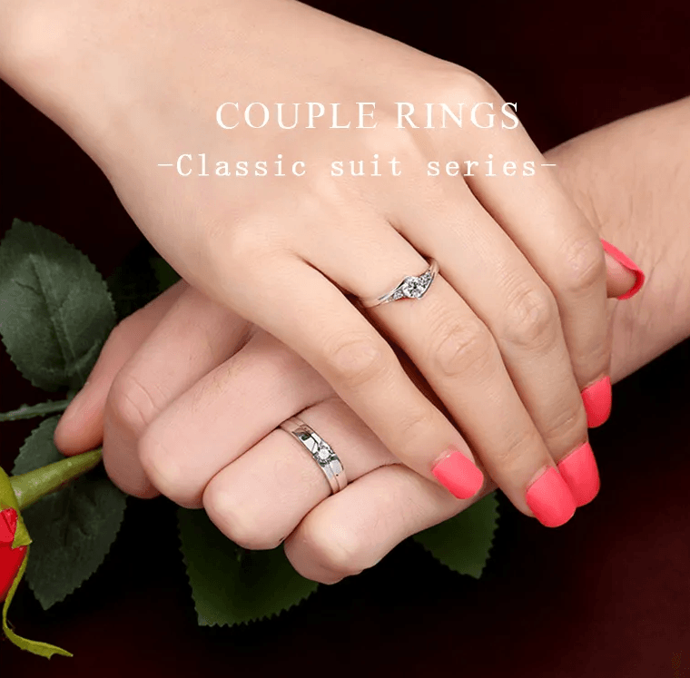 The Infinity Couple Rings / 925 Sterling Silver - Nina Kane Jewellery