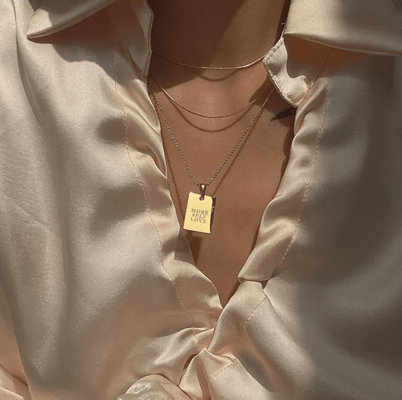 Annie "More Self Love" Necklace / 18K Gold Plated - Nina Kane Jewellery