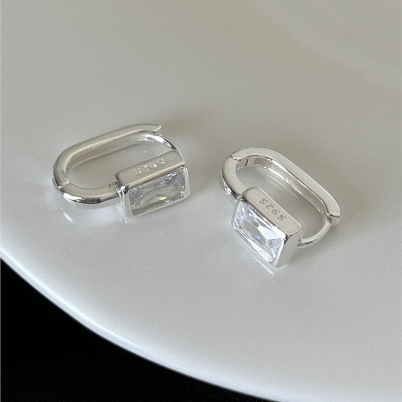 Monaco Elegant Zircon Earrings / 925 Sterling Silver - Nina Kane Jewellery