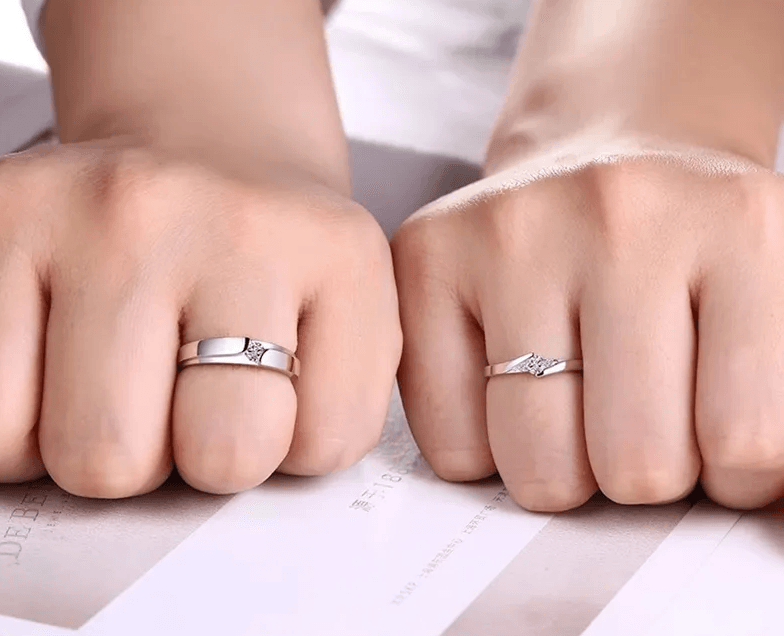 The Infinity Couple Rings / 925 Sterling Silver - Nina Kane Jewellery