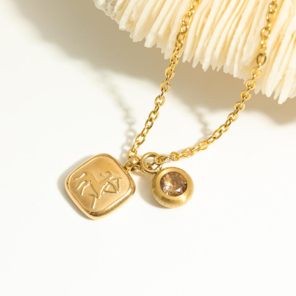 Vienna Vintage Constellation Necklaces / Stainless Steel - Nina Kane Jewellery