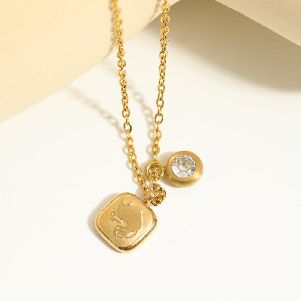 Vienna Vintage Constellation Necklaces / Stainless Steel - Nina Kane Jewellery
