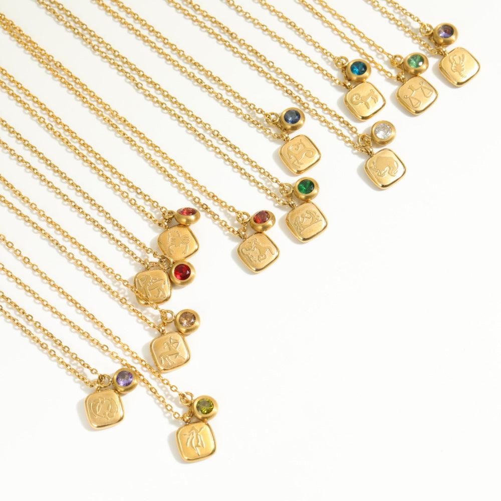 Vienna Vintage Constellation Necklaces / Stainless Steel - Nina Kane Jewellery