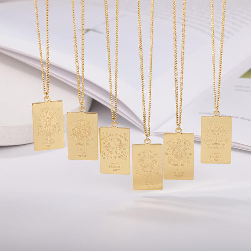 Vintage Zodiac & Constellation Necklaces / Stainless Steel - Nina Kane Jewellery