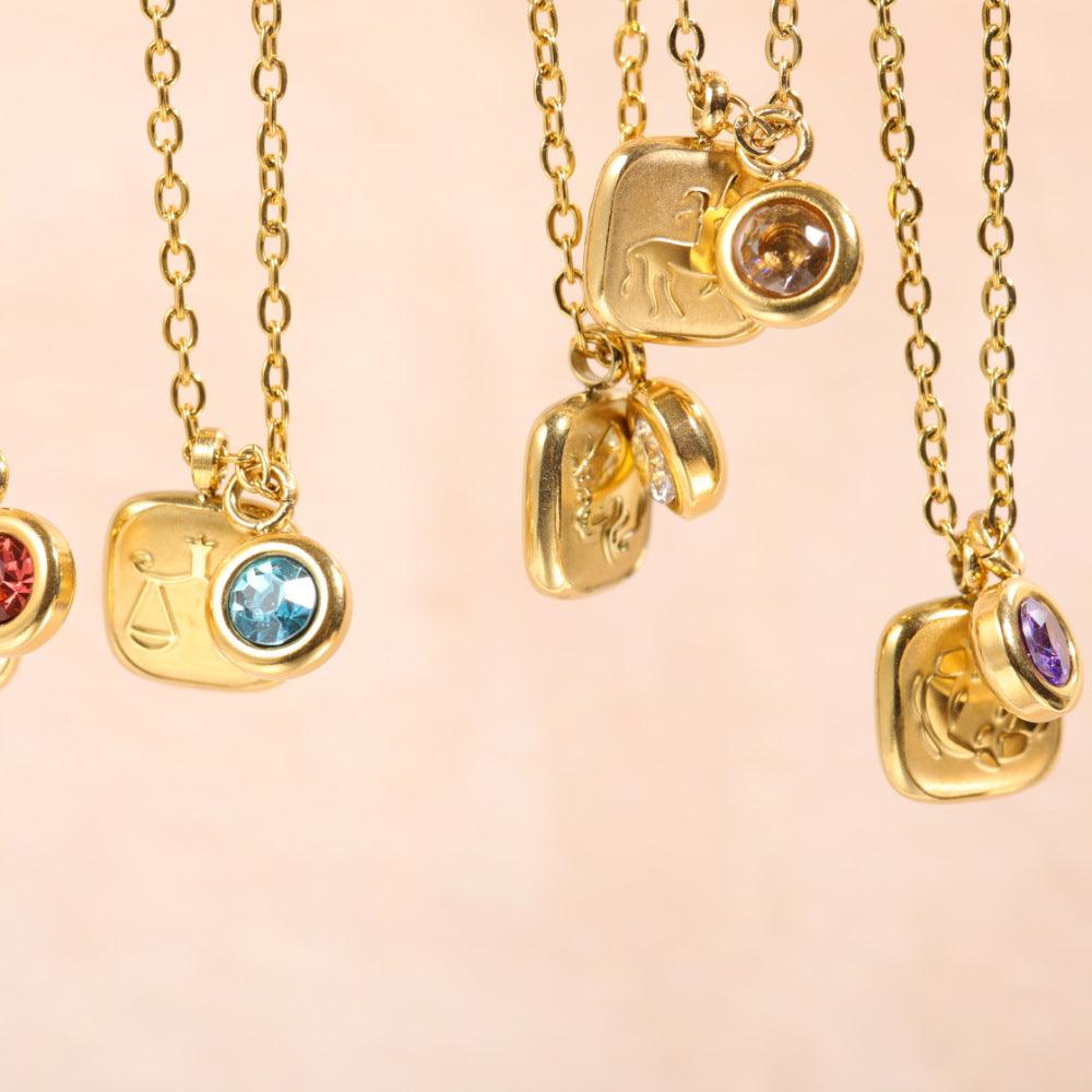 Vienna Vintage Constellation Necklaces / Stainless Steel - Nina Kane Jewellery