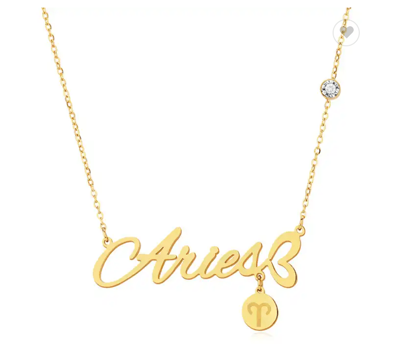 Layla Horoscope Sign Pendants / 14K Gold Plated - Nina Kane Jewellery