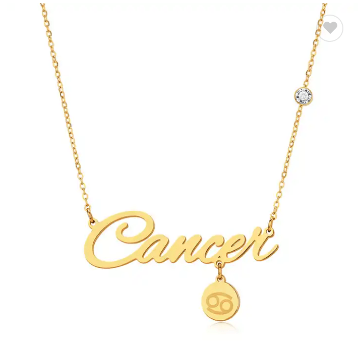 Layla Horoscope Sign Pendants / 14K Gold Plated - Nina Kane Jewellery