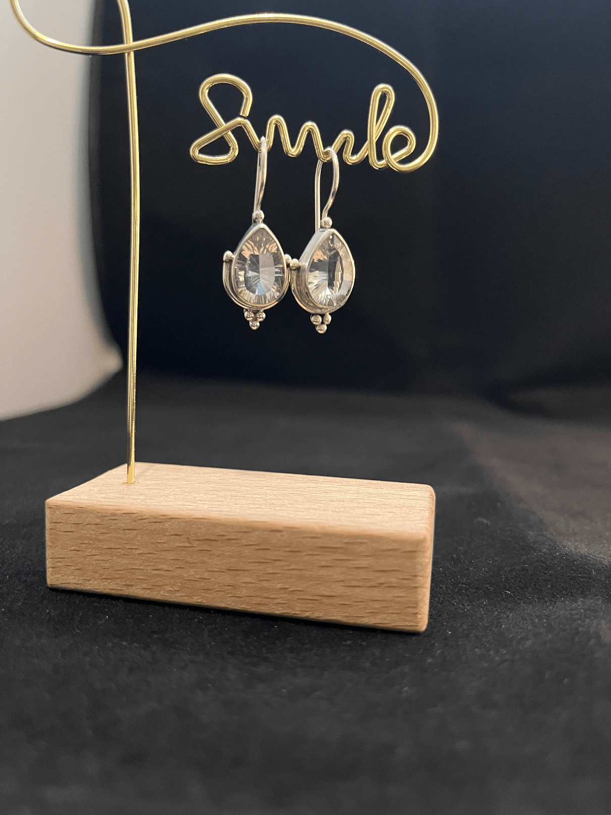 Natasha Teardrop Earrings / 925 Sterling Silver - Nina Kane Jewellery