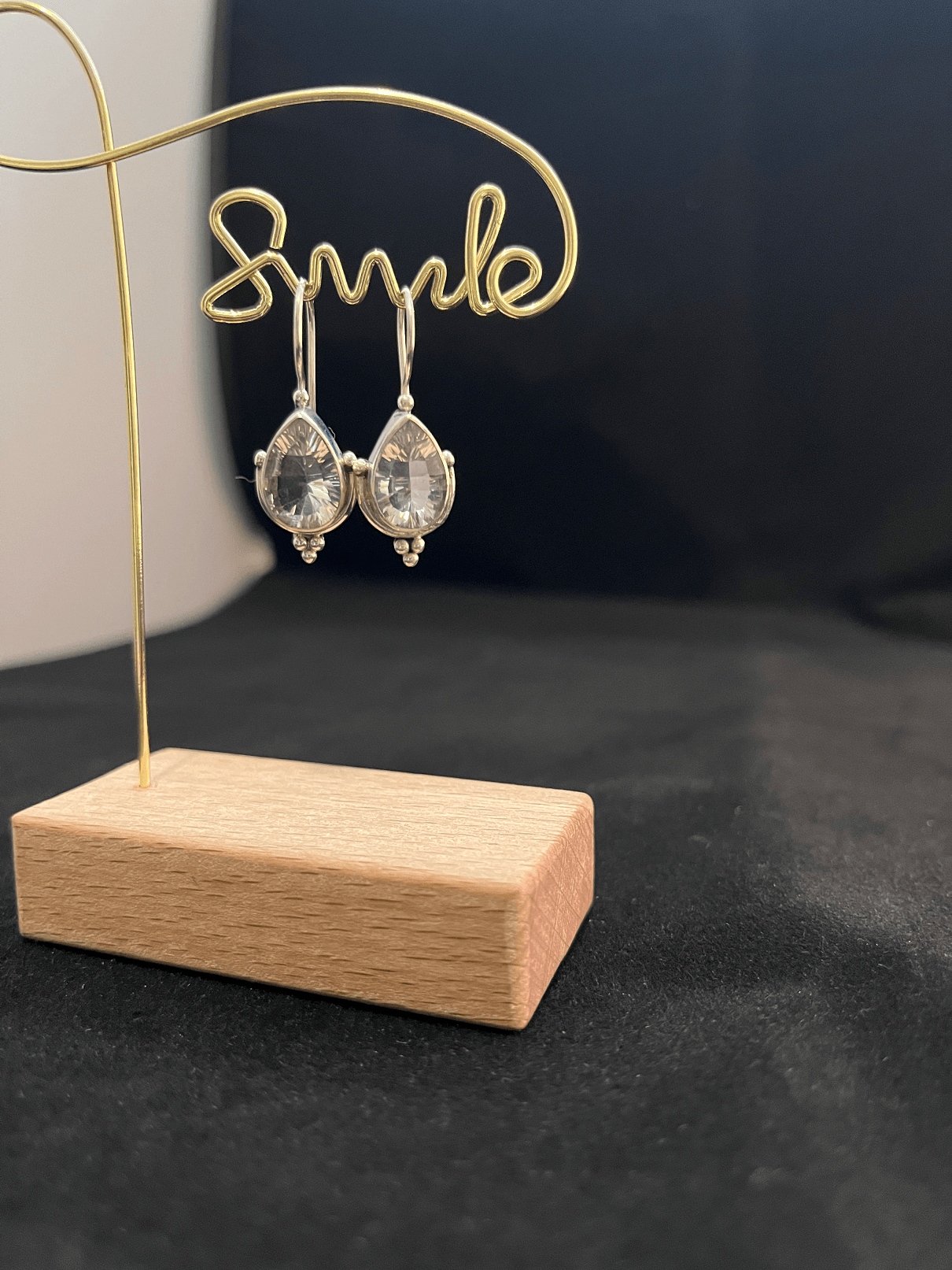 Natasha Teardrop Earrings / 925 Sterling Silver - Nina Kane Jewellery