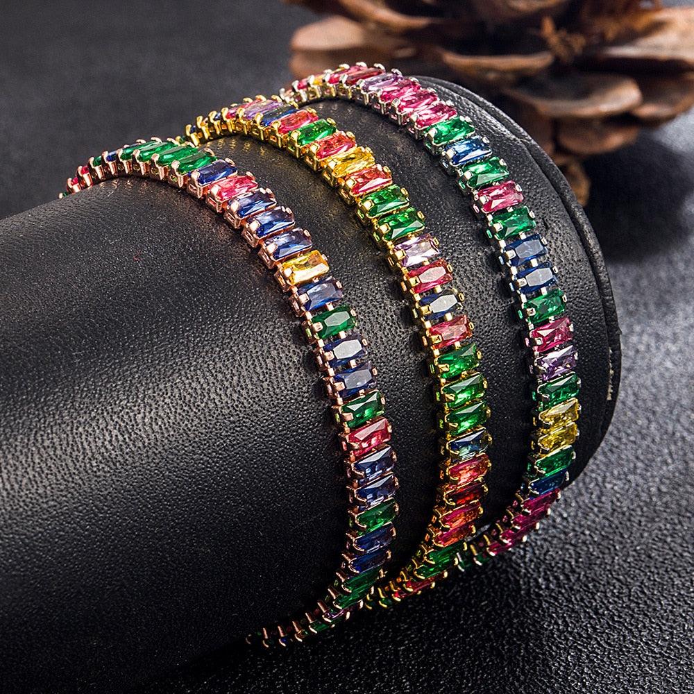 Italia Luxury Tennis Bracelet / 925 Sterling Silver - Nina Kane Jewellery