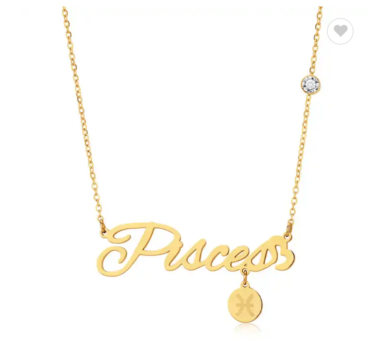 Layla Horoscope Sign Pendants / 14K Gold Plated - Nina Kane Jewellery