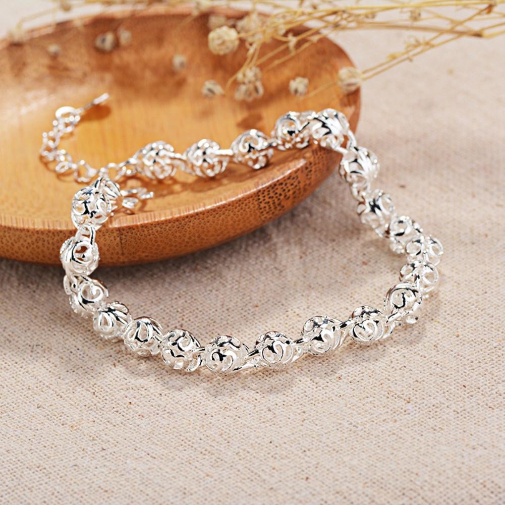 Rosalind Beaded Bracelet / 925 Sterling Silver - Nina Kane Jewellery