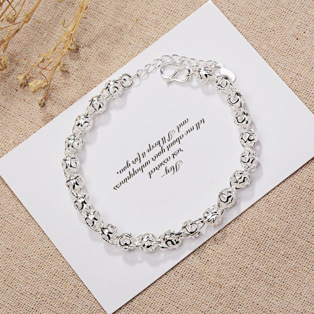Rosalind Beaded Bracelet / 925 Sterling Silver - Nina Kane Jewellery