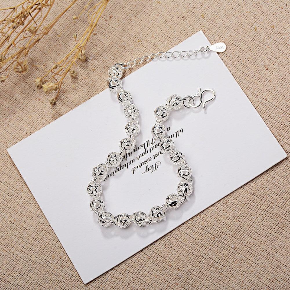 Rosalind Beaded Bracelet / 925 Sterling Silver - Nina Kane Jewellery