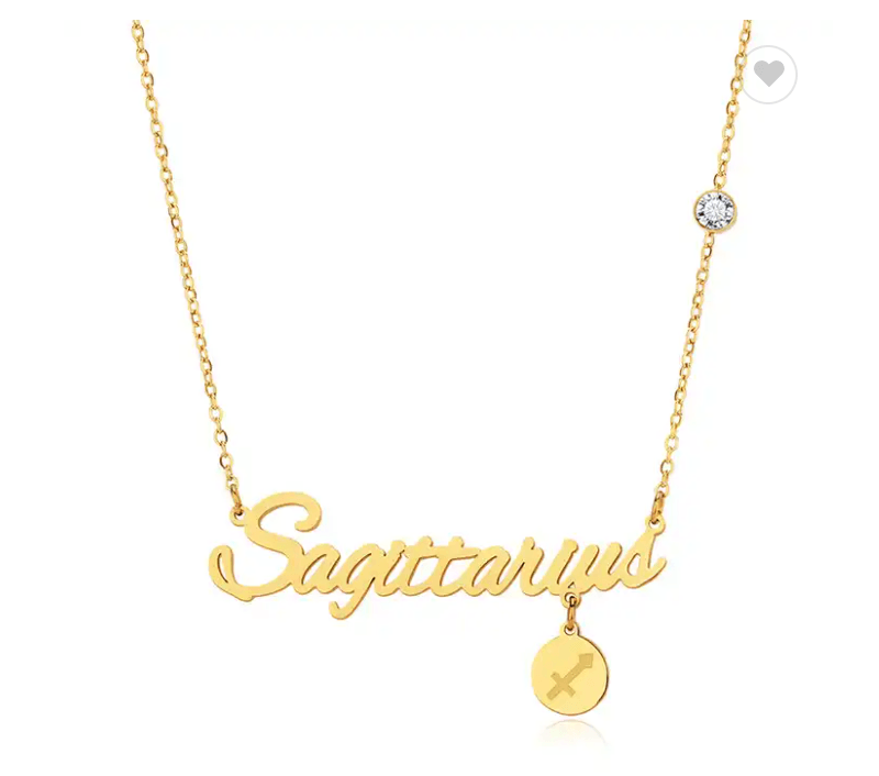 Layla Horoscope Sign Pendants / 14K Gold Plated - Nina Kane Jewellery