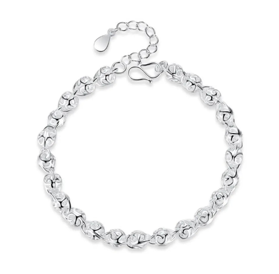 Rosalind Beaded Bracelet / 925 Sterling Silver - Nina Kane Jewellery
