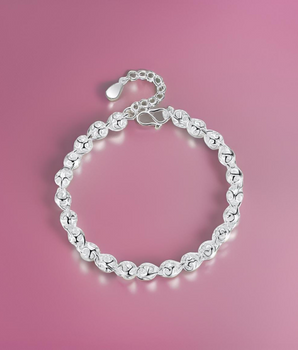 Rosalind Beaded Bracelet / 925 Sterling Silver - Nina Kane Jewellery