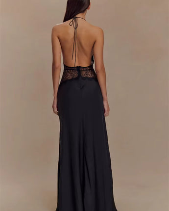 Coralie Backless Maxi Dress - Nina Kane Jewellery