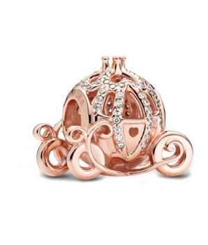 The Rose Gold Carriage Charm / Alloy - Nina Kane Jewellery