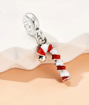 The Candy Cane Charm / Alloy - Nina Kane Jewellery