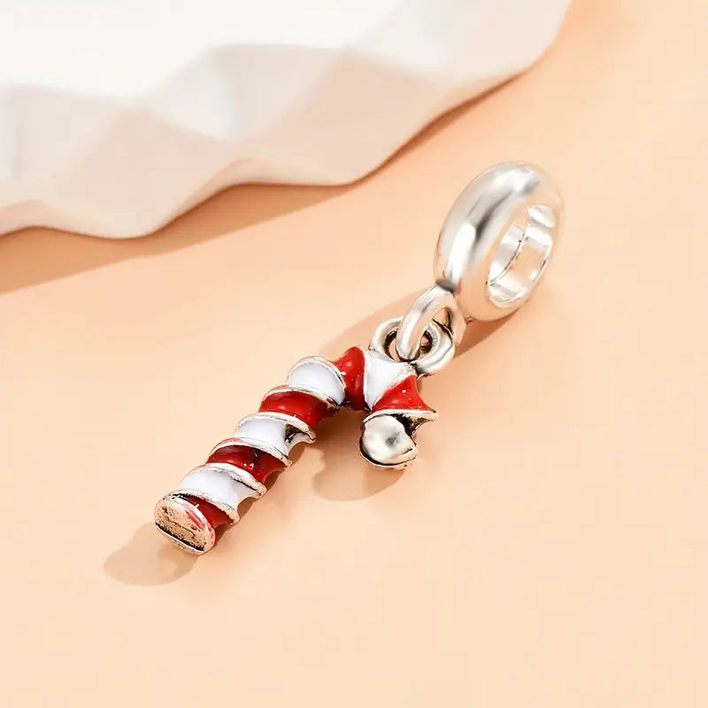 The Candy Cane Charm / Alloy - Nina Kane Jewellery