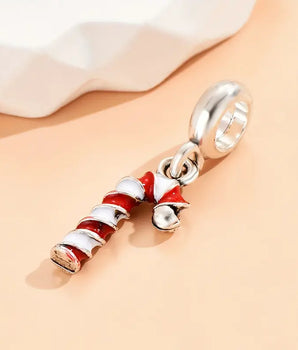 The Candy Cane Charm / Alloy - Nina Kane Jewellery
