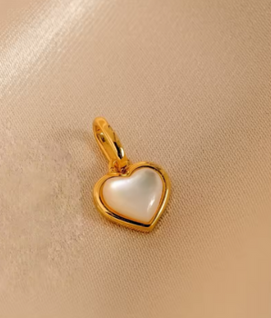 The Venus Heart Charm / 18K Gold Plated - Nina Kane Jewellery