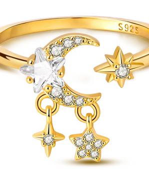 The Celestial Ring / 925 Sterling Silver - Nina Kane Jewellery