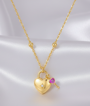 The Winona Heart Necklace / 925 Sterling Silver