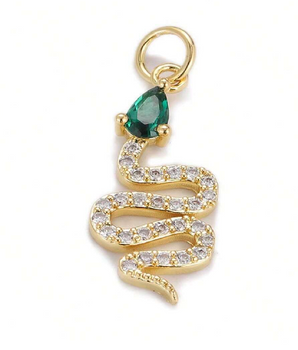 The Snake Charm / 18K Gold Plated - Nina Kane Jewellery