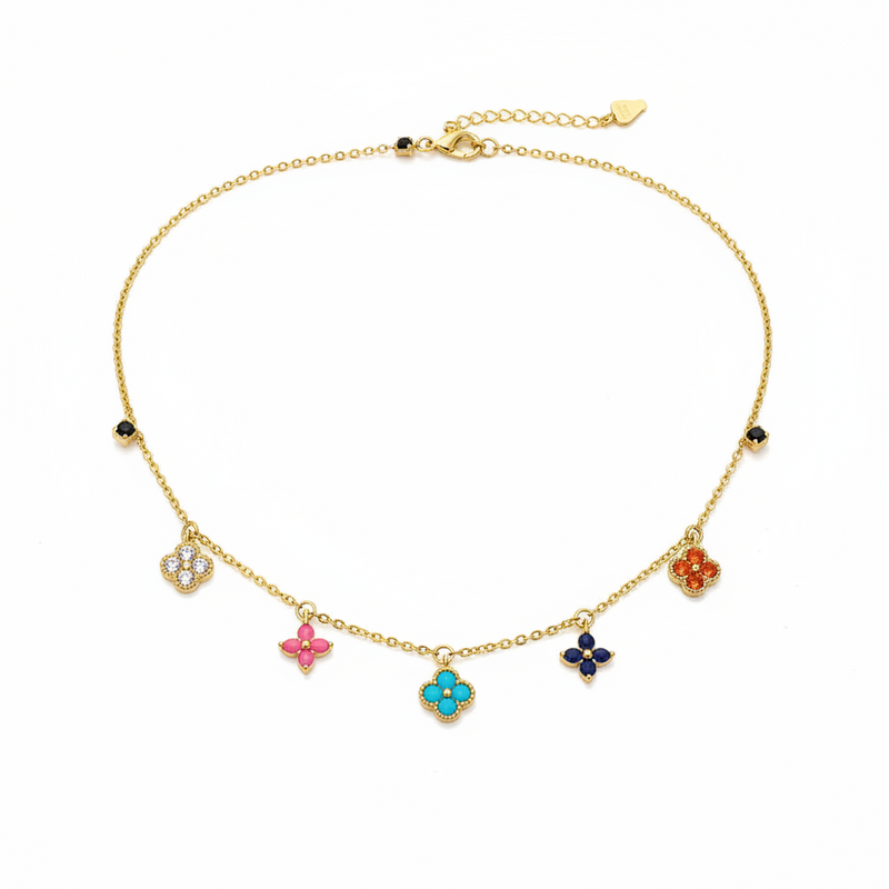 The Charmed Clover Necklace