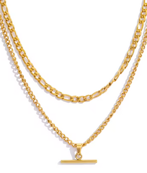 The Daniela Layered Necklace / 18K Gold Plated