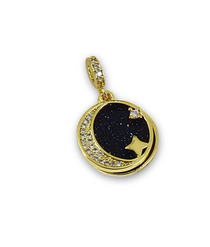 The Round Celestial Charm / 18K Gold Plated