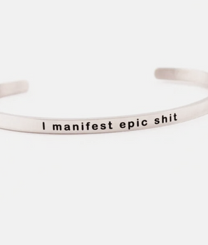 Jackie Manifestation Bangles / Stainless Steel - Nina Kane Jewellery