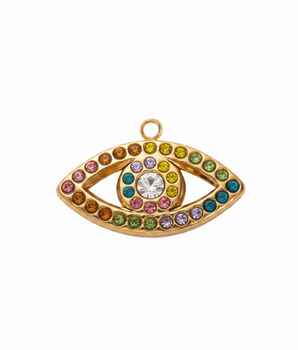 The Gold Rainbow Eye Charm