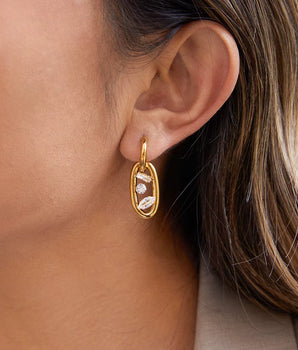 The Yvonne Crystal Earrings - Nina Kane Jewellery