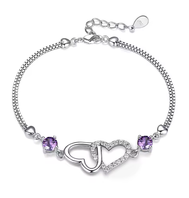 The Georgia Purple Heart Bracelet