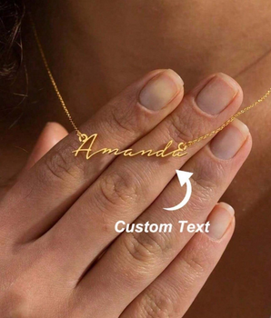 Katana Personalised Custom Name Necklaces / Titanium Steel