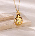 The LadyBug Necklace view 2