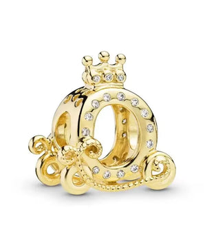 The Golden Carriage Charm / Alloy - Nina Kane Jewellery
