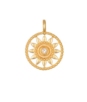 Golden Zenith Charm / 18K Gold Plated - Nina Kane Jewellery