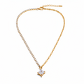 The Clara Two Chain Necklace view 1