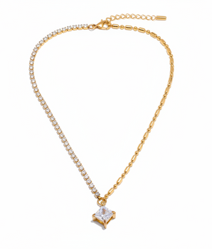 The Clara Two Chain Necklace - Nina Kane Jewellery