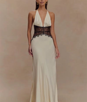 Coralie Backless Maxi Dress - Nina Kane Jewellery