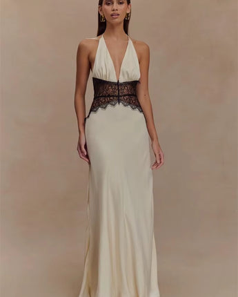 Coralie Backless Maxi Dress - Nina Kane Jewellery