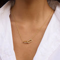 The Krista Linked Necklace view 2