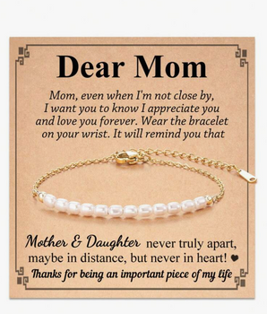Mother's Day Pearl Bracelets / Stainless Steel - Nina Kane Jewellery