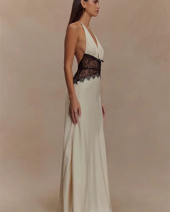 Coralie Backless Maxi Dress - Nina Kane Jewellery