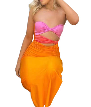 The "Sunset Ombré" Dress
