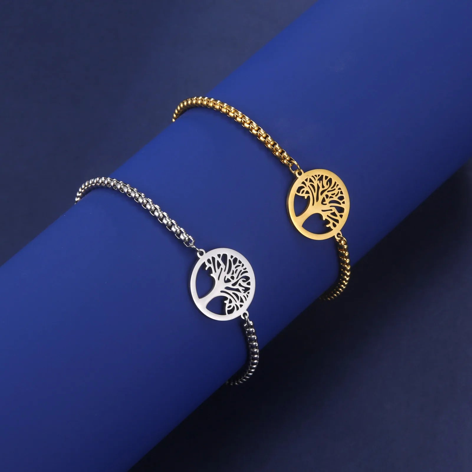 The Tree of Life Bracelets / Stainless Steel - Nina Kane Jewellery